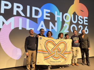Pride House Flag Handover